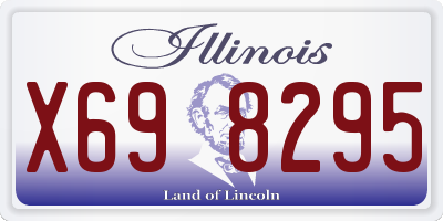 IL license plate X698295