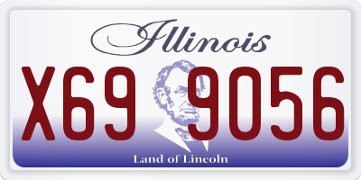IL license plate X699056