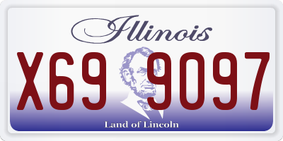 IL license plate X699097