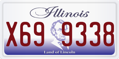 IL license plate X699338