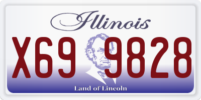 IL license plate X699828