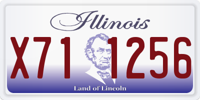 IL license plate X711256