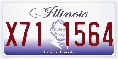 IL license plate X711564
