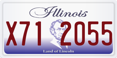 IL license plate X712055