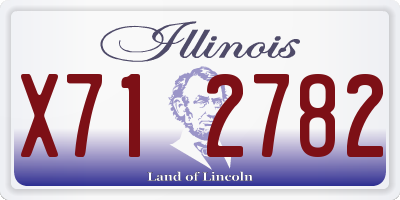 IL license plate X712782