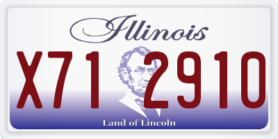 IL license plate X712910