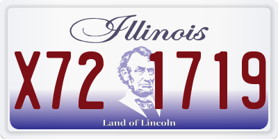 IL license plate X721719