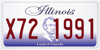 IL license plate X721991