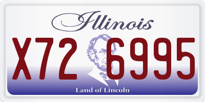 IL license plate X726995