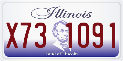 IL license plate X731091