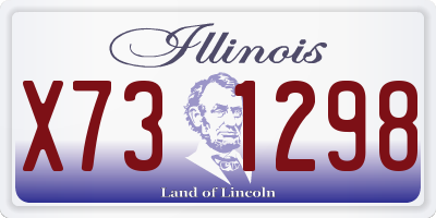 IL license plate X731298