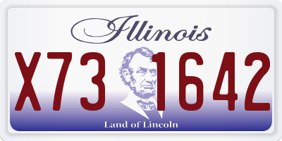 IL license plate X731642
