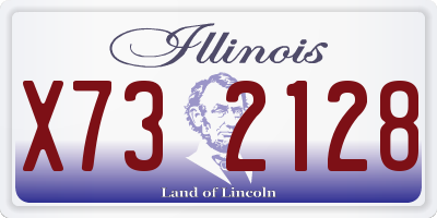 IL license plate X732128
