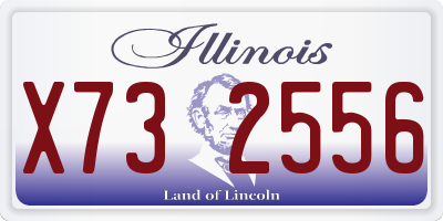 IL license plate X732556