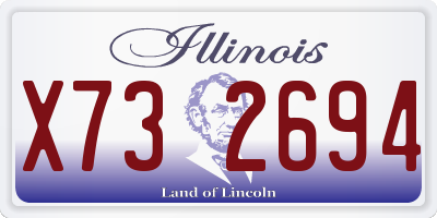IL license plate X732694