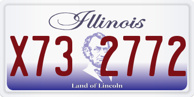 IL license plate X732772