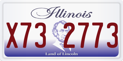 IL license plate X732773