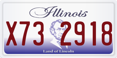 IL license plate X732918