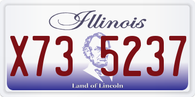 IL license plate X735237