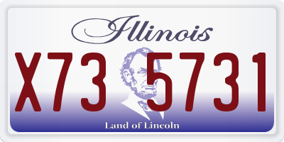 IL license plate X735731