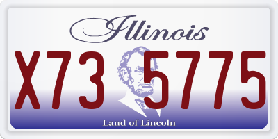 IL license plate X735775