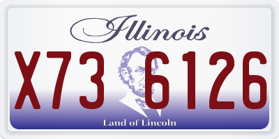 IL license plate X736126