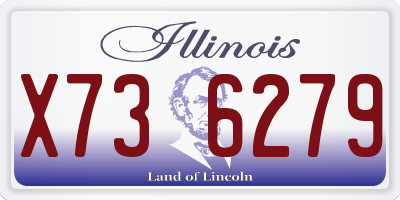 IL license plate X736279