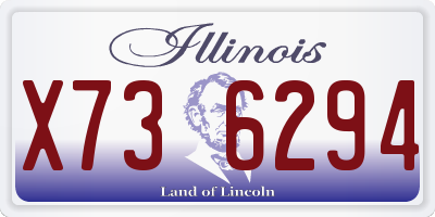 IL license plate X736294