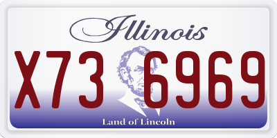 IL license plate X736969