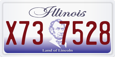 IL license plate X737528