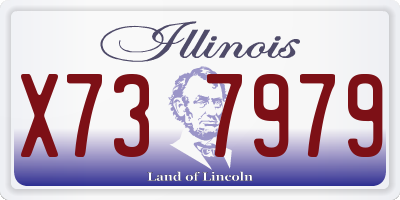 IL license plate X737979