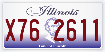 IL license plate X762611