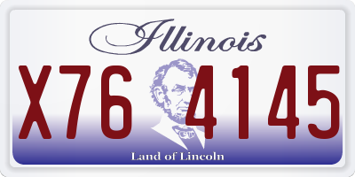 IL license plate X764145