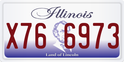IL license plate X766973