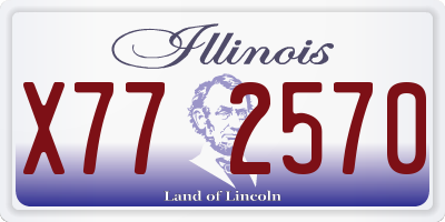 IL license plate X772570