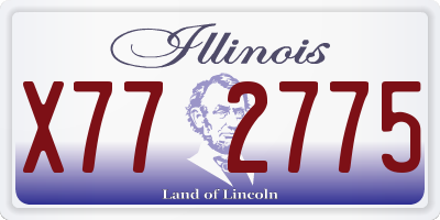 IL license plate X772775