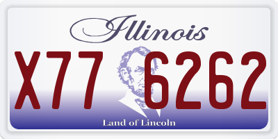IL license plate X776262