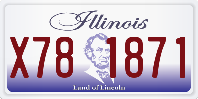 IL license plate X781871