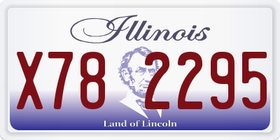 IL license plate X782295