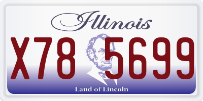 IL license plate X785699