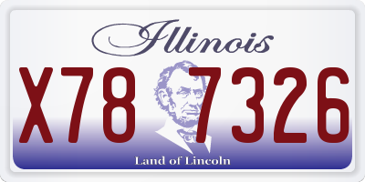 IL license plate X787326