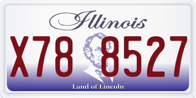 IL license plate X788527