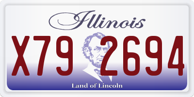 IL license plate X792694