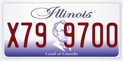 IL license plate X799700