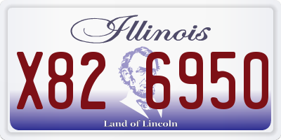 IL license plate X826950