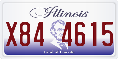 IL license plate X844615