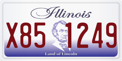 IL license plate X851249