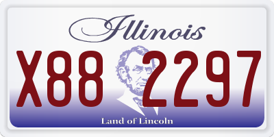 IL license plate X882297