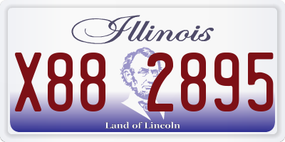 IL license plate X882895