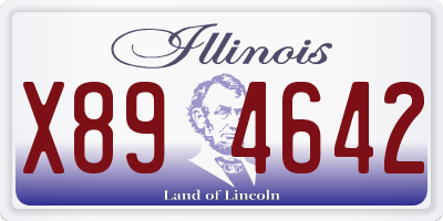IL license plate X894642